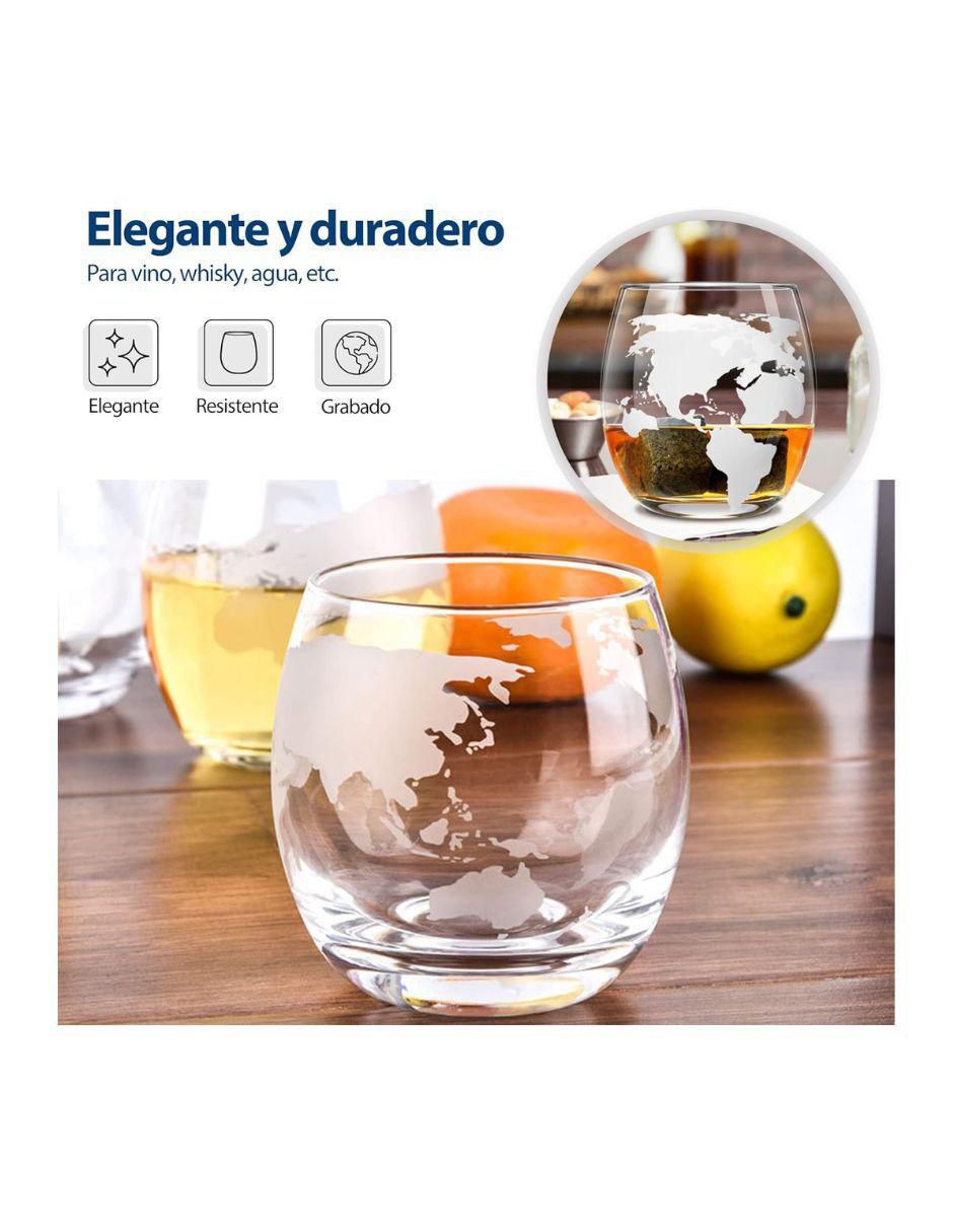 Set de vasos para agua de vidrio con 4 piezas 3