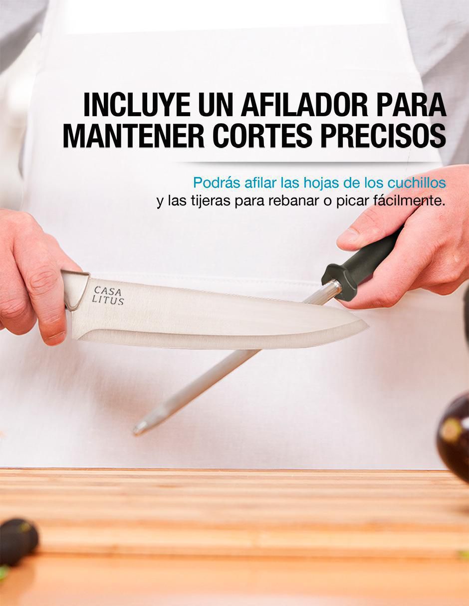 Set de cuchillos utilitario 15 piezas