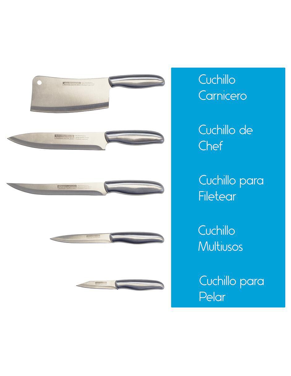 Set de cuchillos utilitario 5 piezas 2