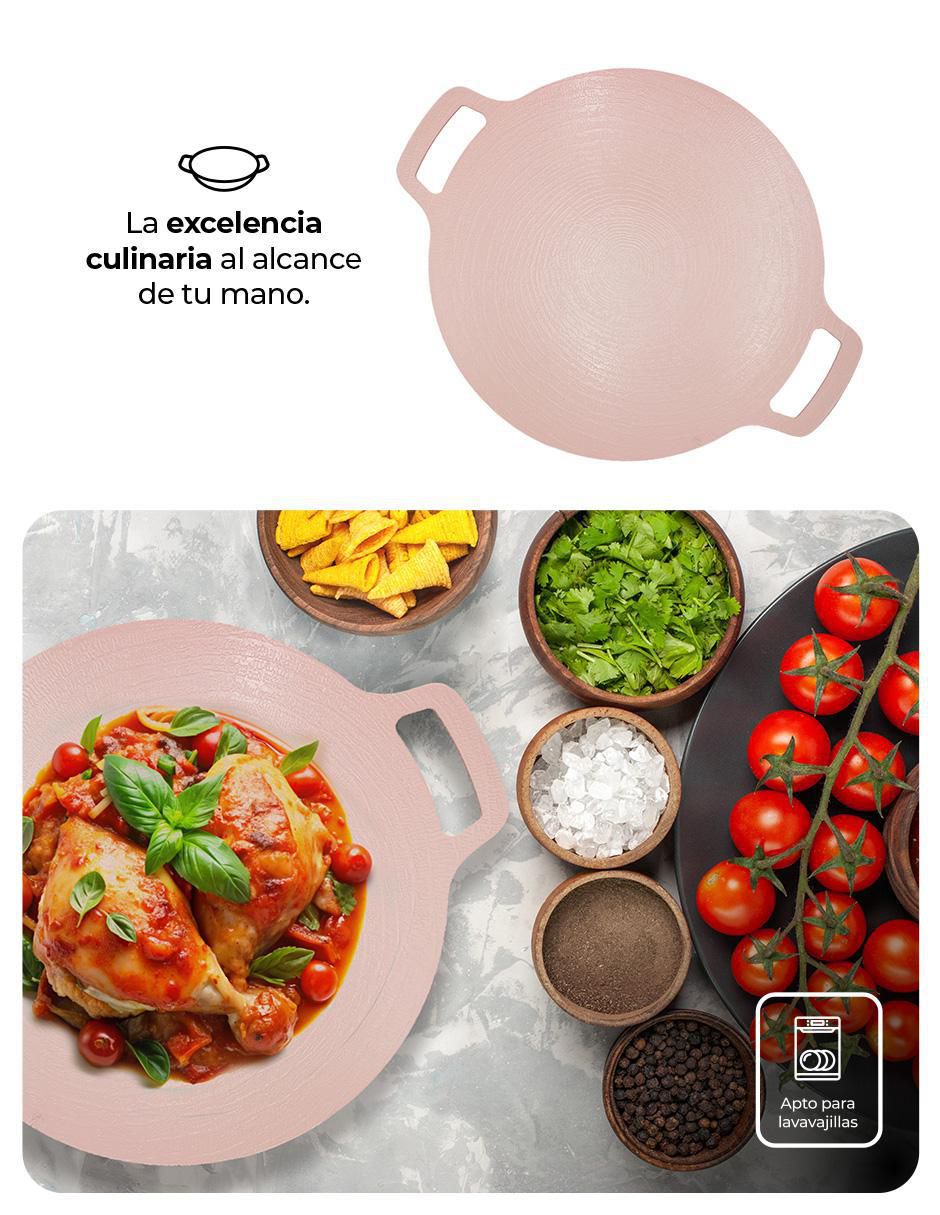 Comal aluminio anodizado 3