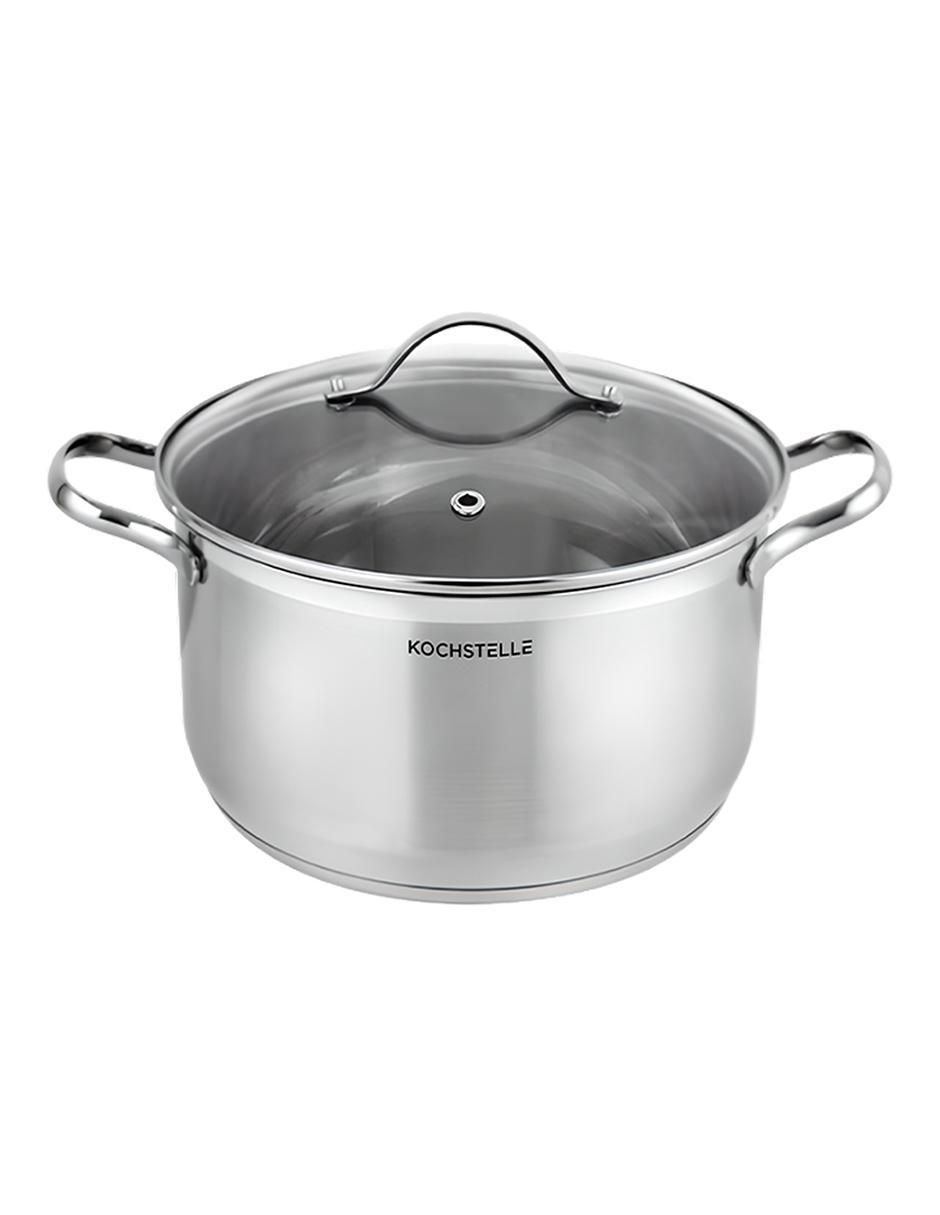 Batería de cocina de acero inoxidable antiadherente combinado 8 piezas 6