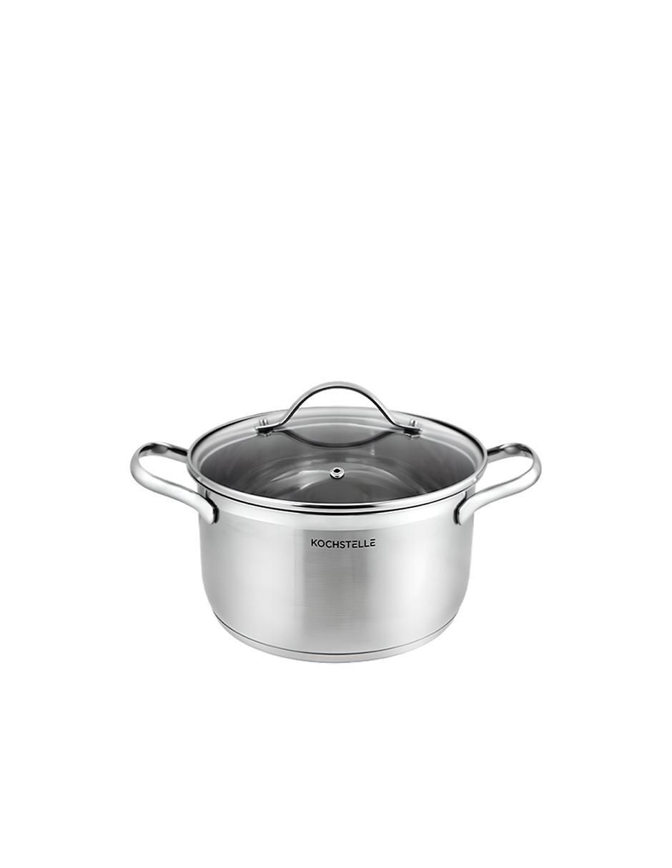 Batería de cocina de acero inoxidable antiadherente combinado 8 piezas 4