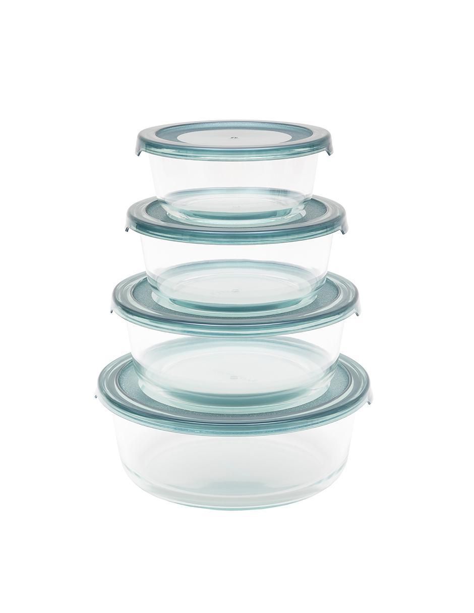 Set contenedores Kitchenware Universal de vidrio 4 piezas Set contenedores Kitchenware Universal de vidrio 4 piezas