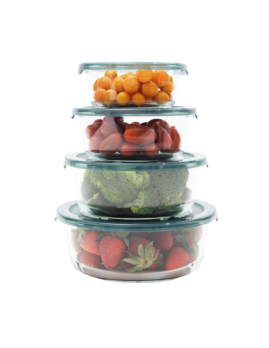 Set contenedores Kitchenware Universal de vidrio 4 piezas 5