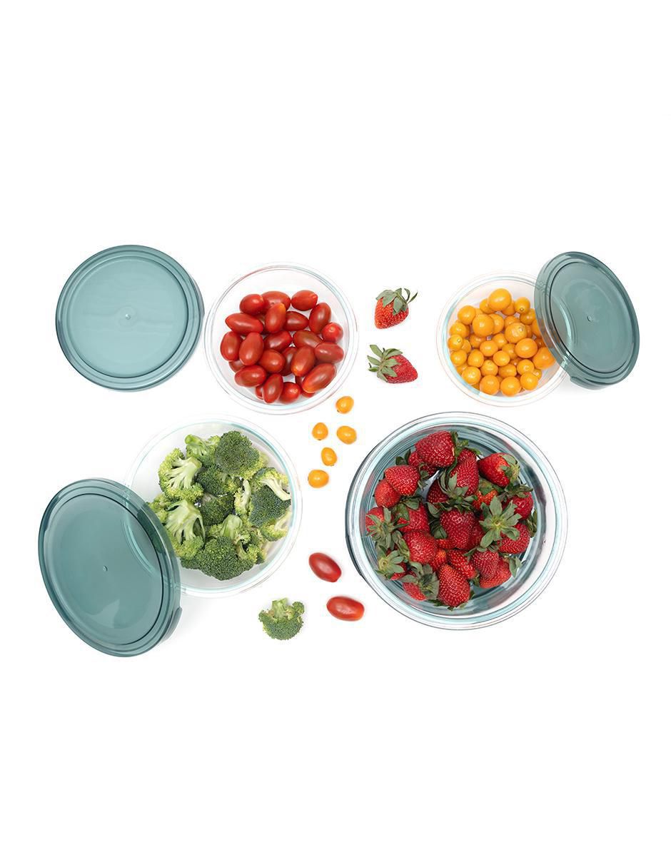Set contenedores Kitchenware Universal de vidrio 4 piezas