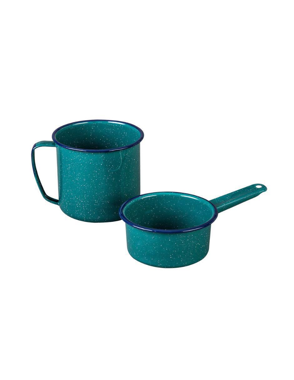 Batería de cocina Superior de acero vitrificado antiadherente convencional 10 piezas 5