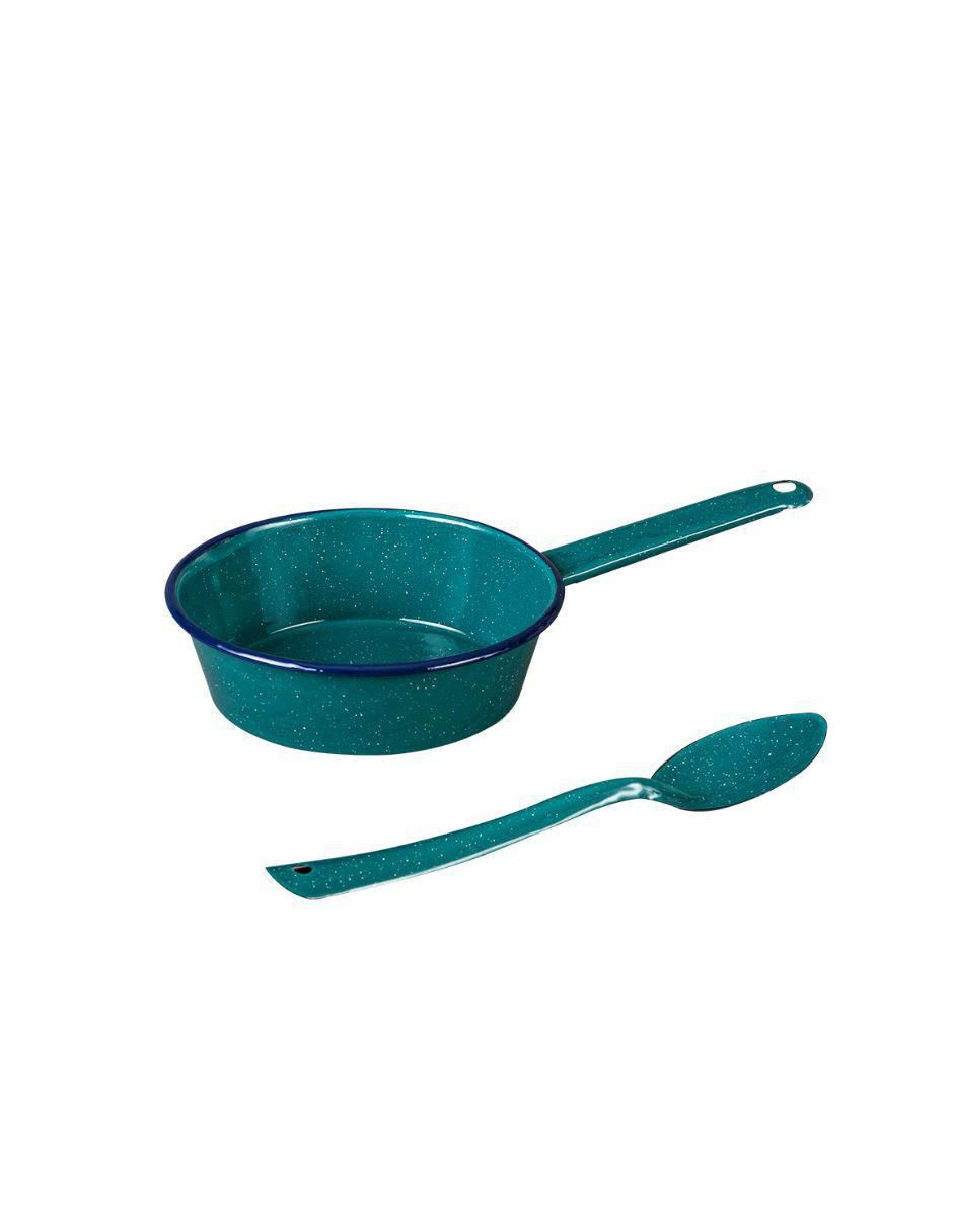 Batería de cocina Superior de acero vitrificado antiadherente convencional 10 piezas 4