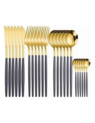 Set cubiertos de acero inoxidable 24 piezas Set cubiertos de acero inoxidable 24 piezas