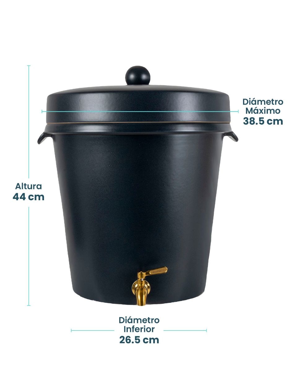 Purificador, dispensador y filtro de agua Ecofiltro cerámica 20 L Ed Especi
