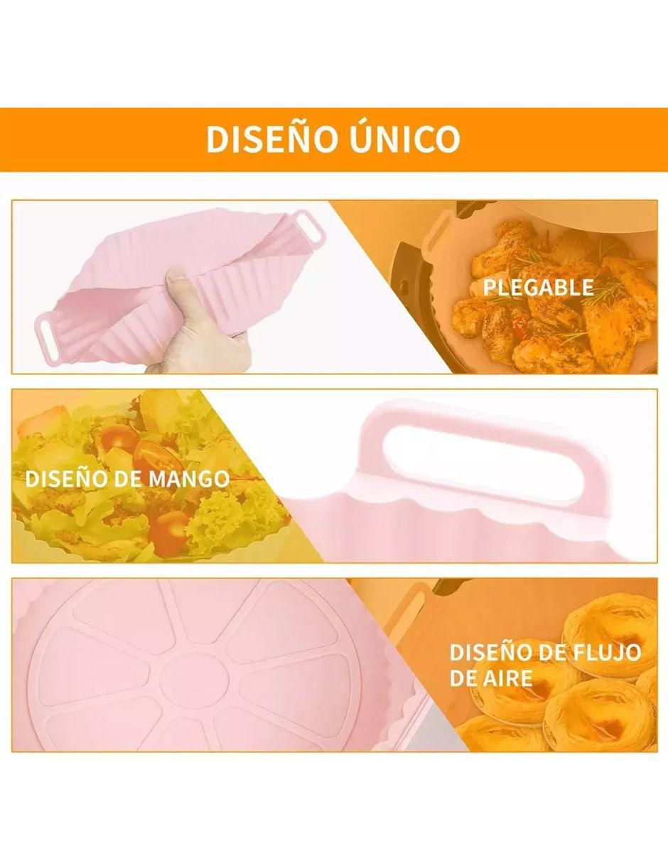 Molde para freidora de aire silicón redondo 4