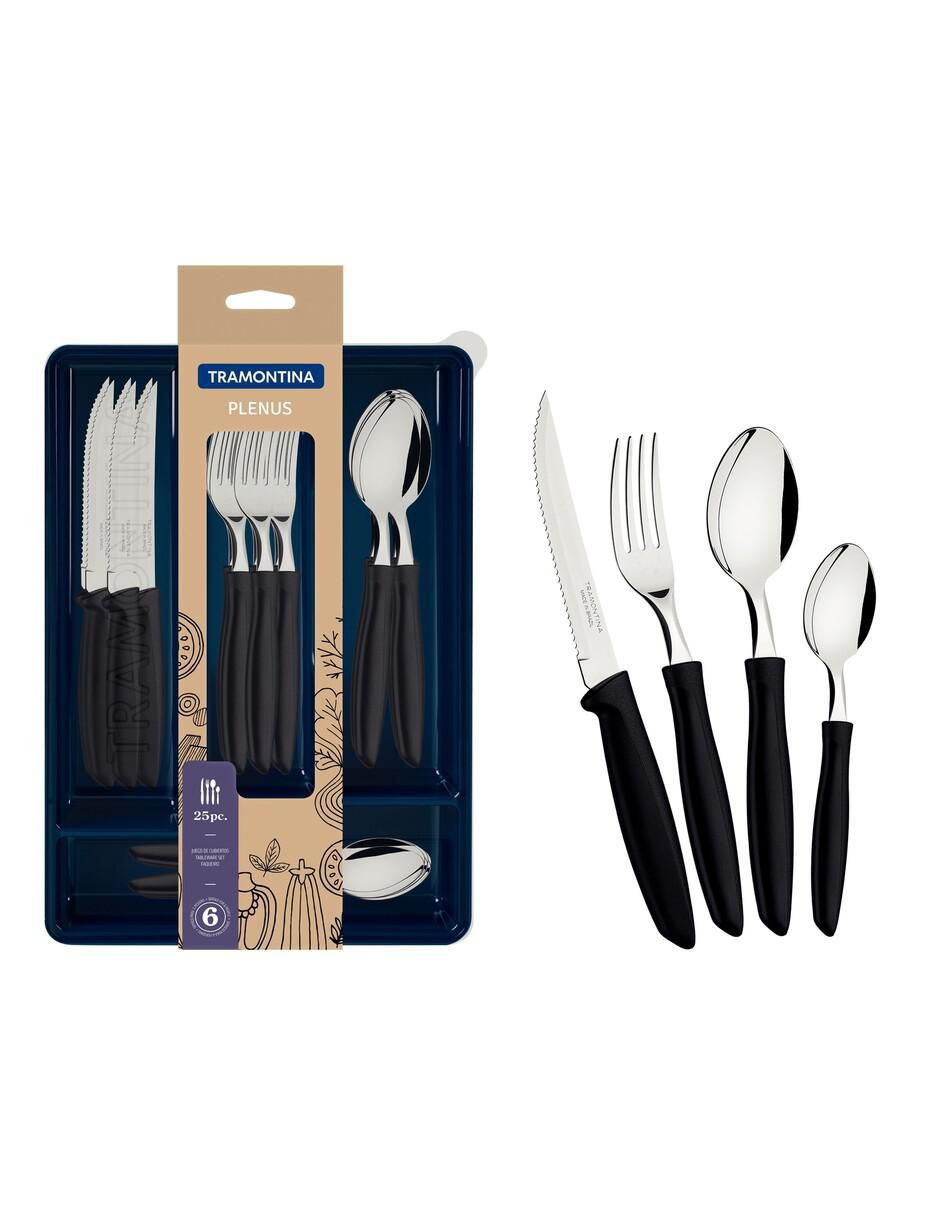 Set cubiertos Plenus de acero inoxidable 25 piezas