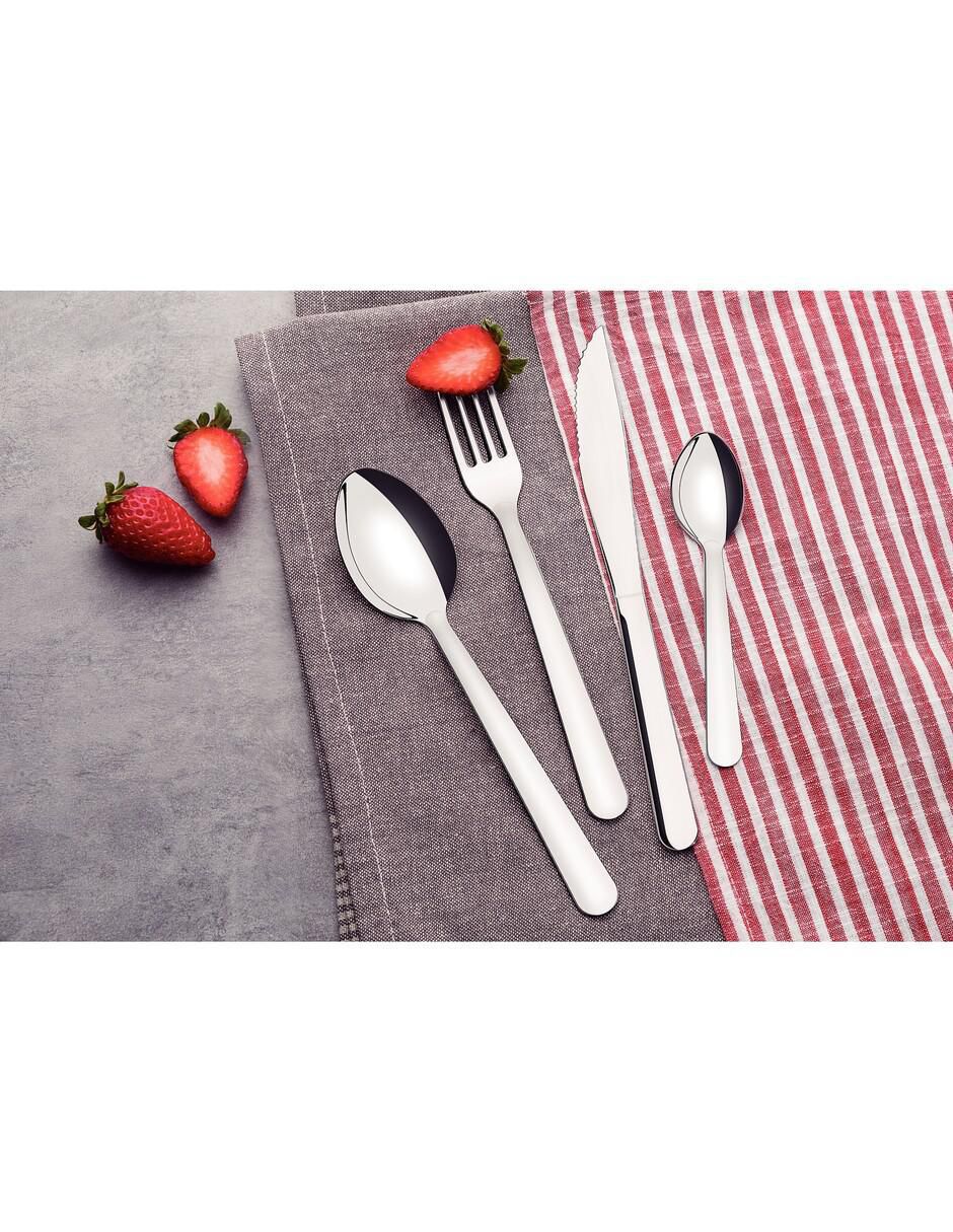 Set cubiertos malibu de acero inoxidable 24 piezas
