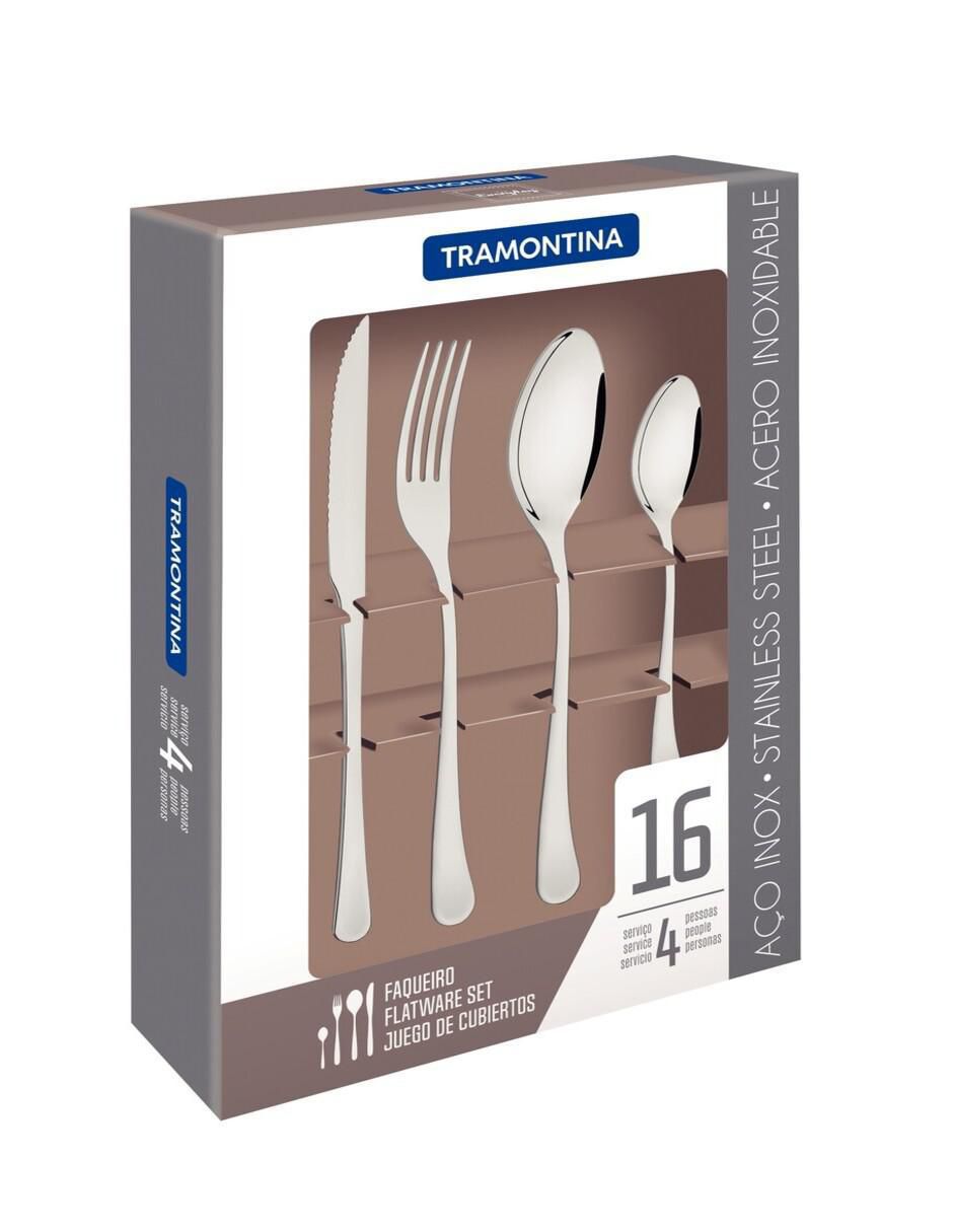 Set cubiertos havana de acero inoxidable 16 piezas 2