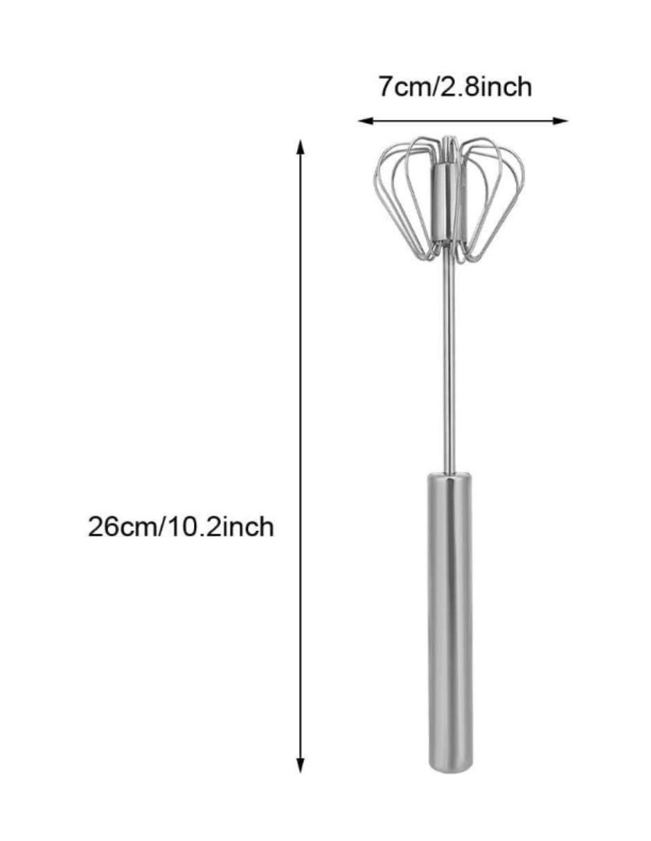 Batidor Hometech de acero inoxidable 7