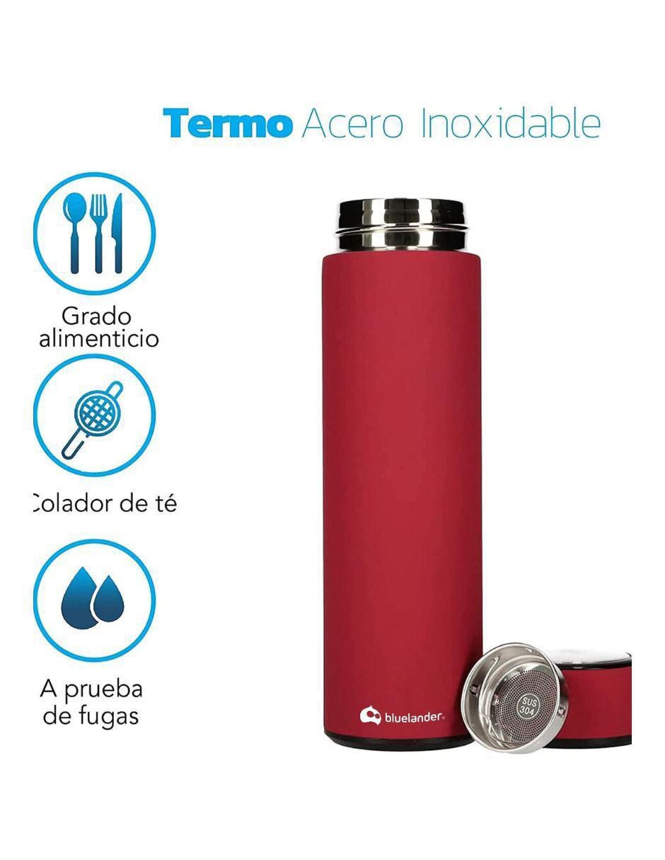 Termo de acero inoxidable con tapa rosca 5