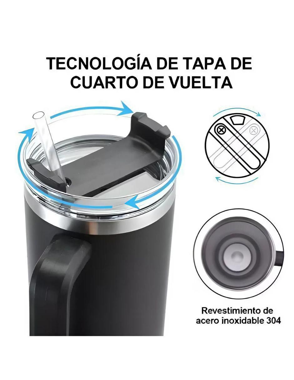 Termo de acero inoxidable con tapa rosca 4