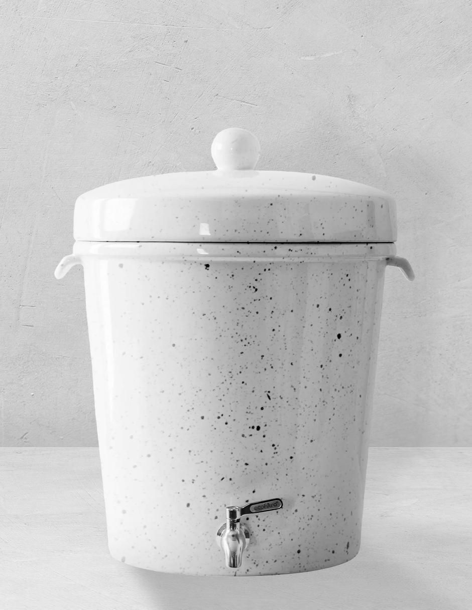 Purificador, dispensador y filtro de agua Ecofiltro cerámica 20L Ed tradic