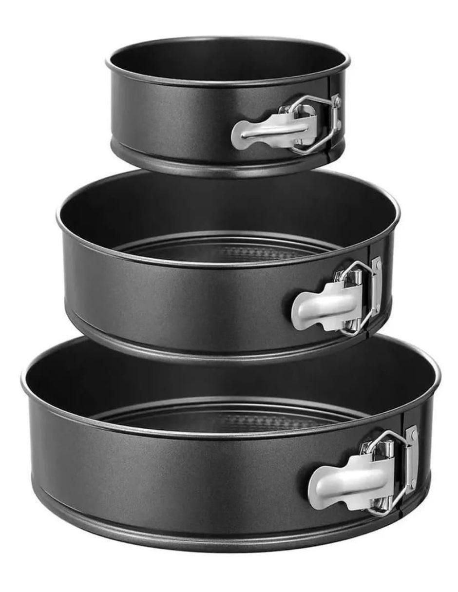 Set moldes aluminio redondo 2
