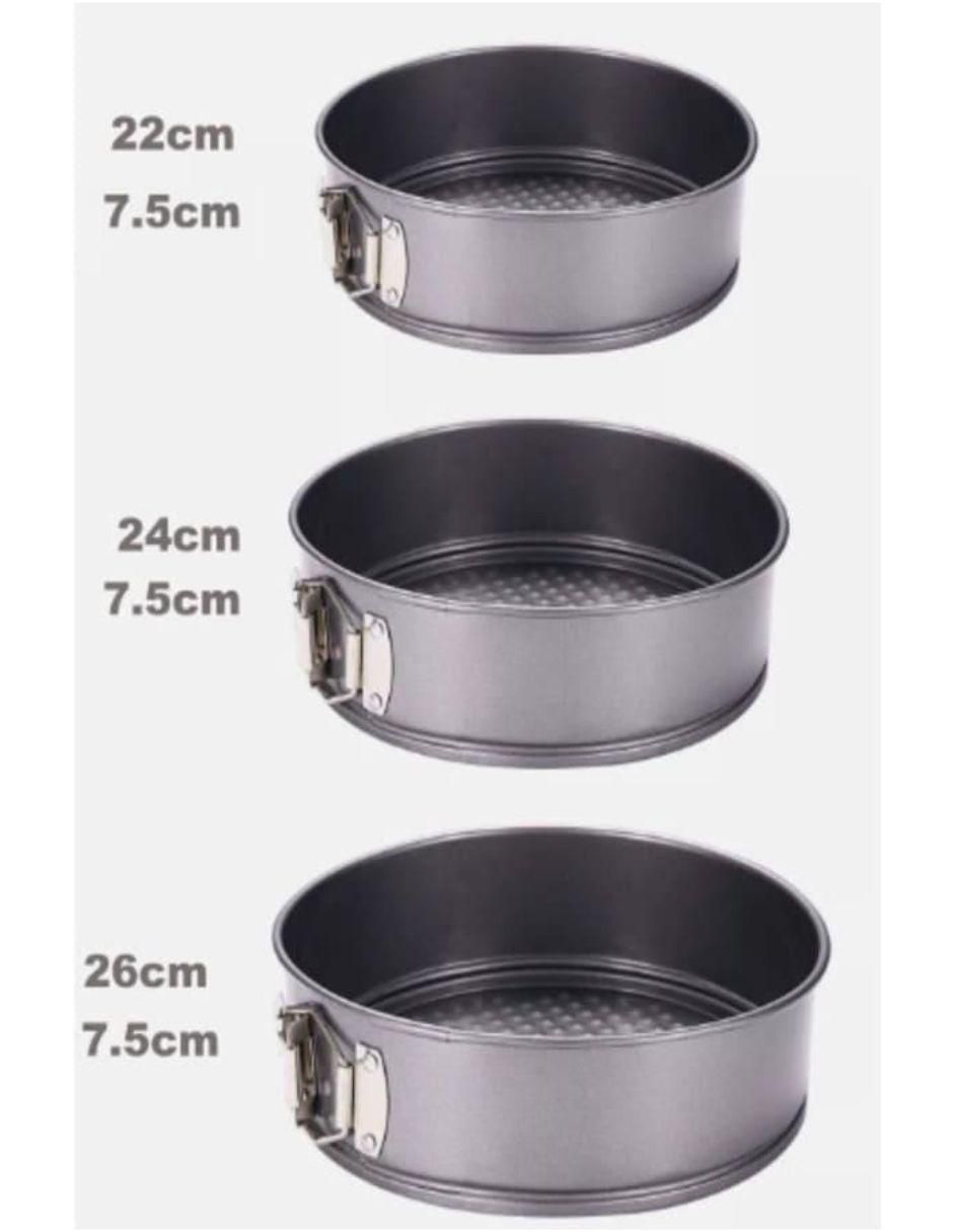 Set moldes aluminio redondo 5
