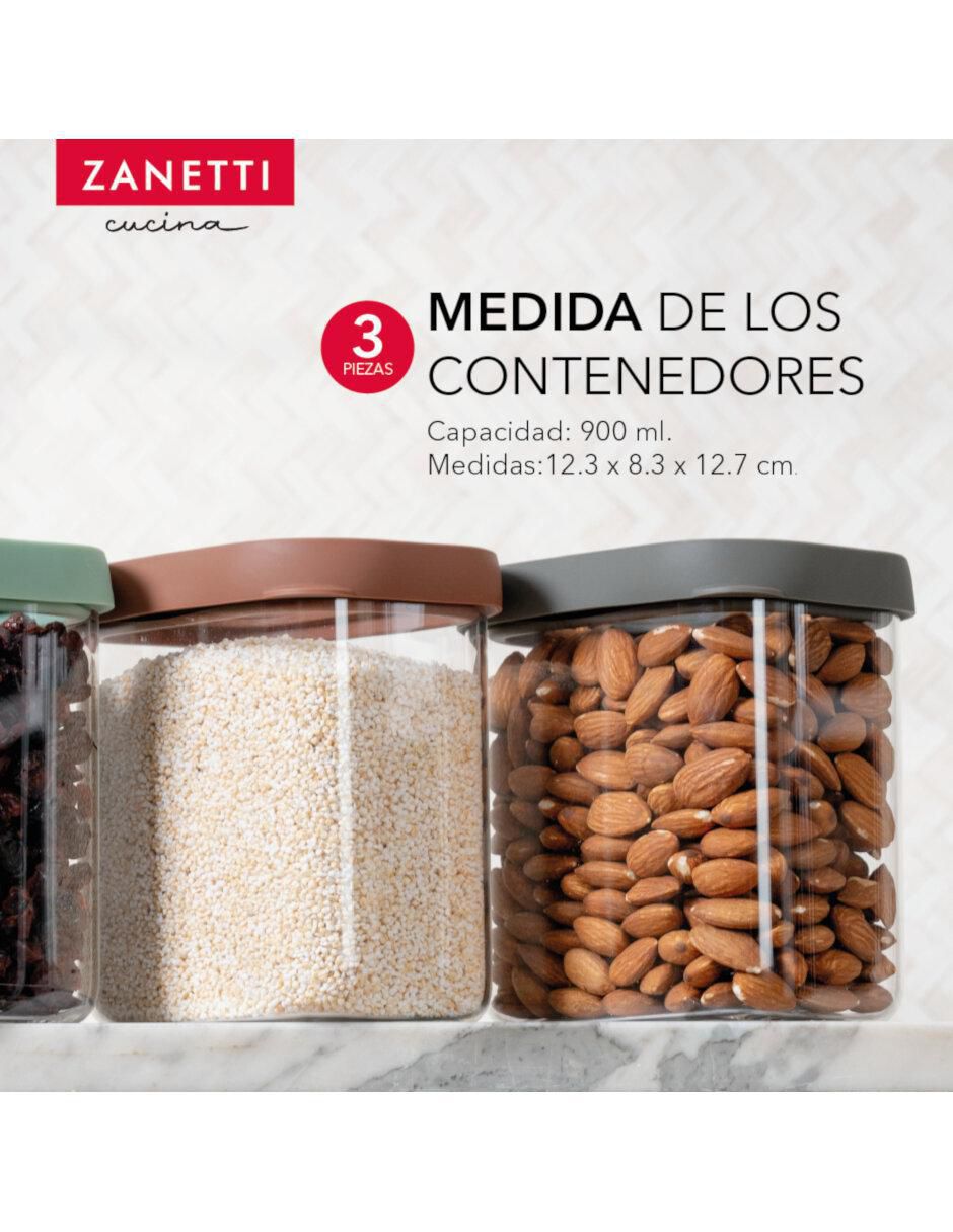 Set contenedores de vidrio 3 piezas 5