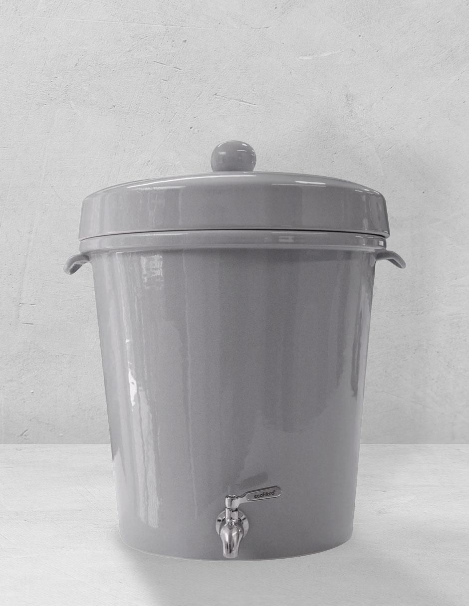 Purificador, dispensador y filtro de agua Ecofiltro cerámica 20L Ed tradic