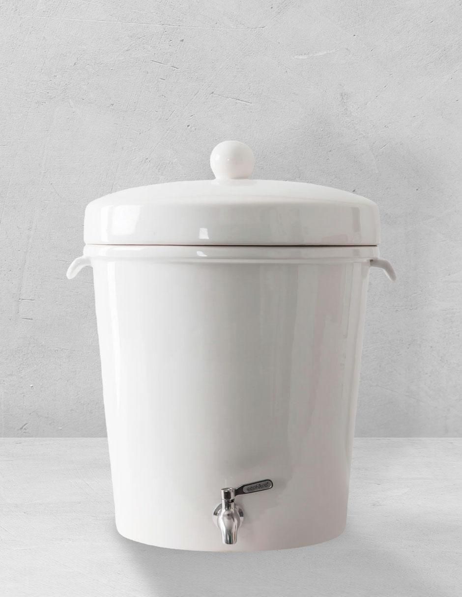 Purificador, dispensador y filtro de agua Ecofiltro cerámica 20L Ed tradic