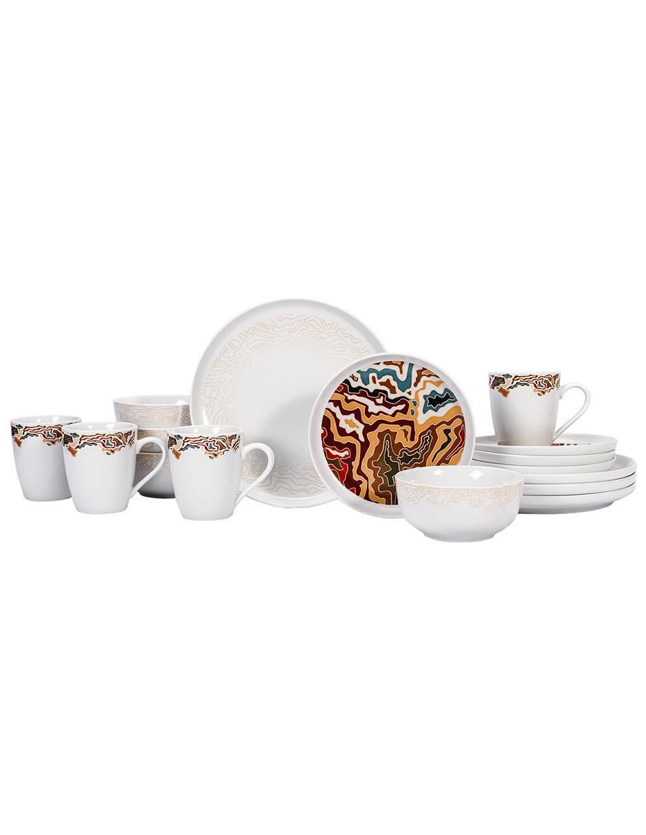 Vajilla cerrada chartes de porcelana para 4 personas Vajilla cerrada chartes de porcelana para 4 personas