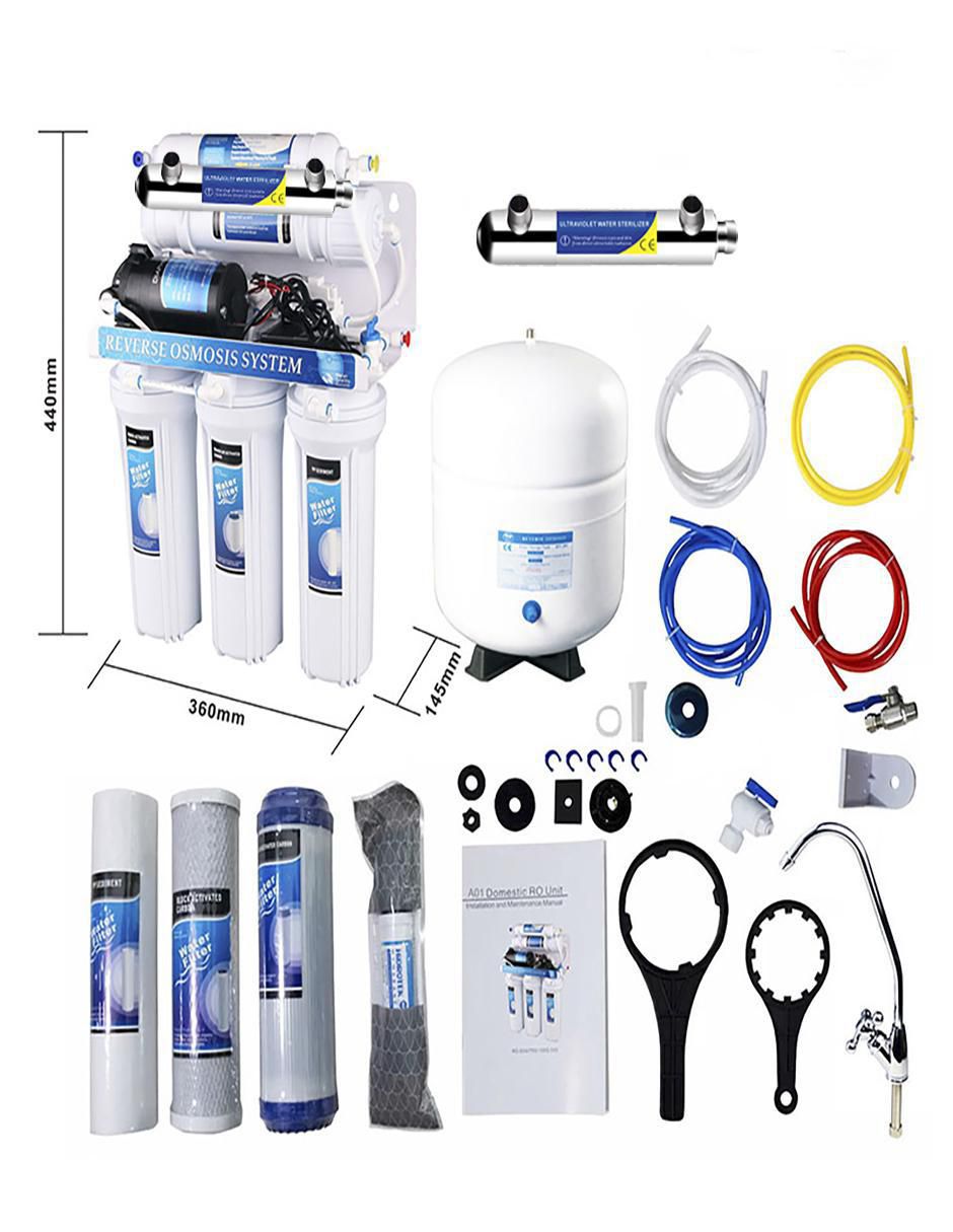 Filtro purificador de agua Mibo Water 6 etapas UV