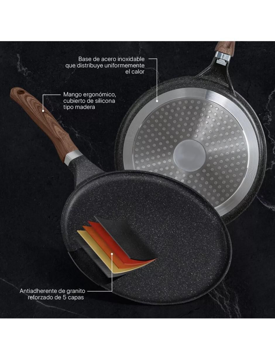 Sartén de aluminio fundido