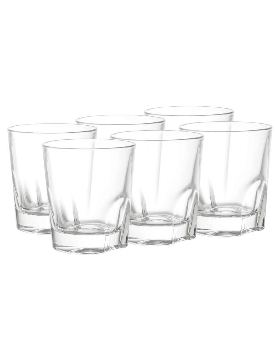 Set de vasos para agua Stovmex Nelio de vidrio con 6 piezas Set de vasos para agua Stovmex Nelio de vidrio con 6 piezas