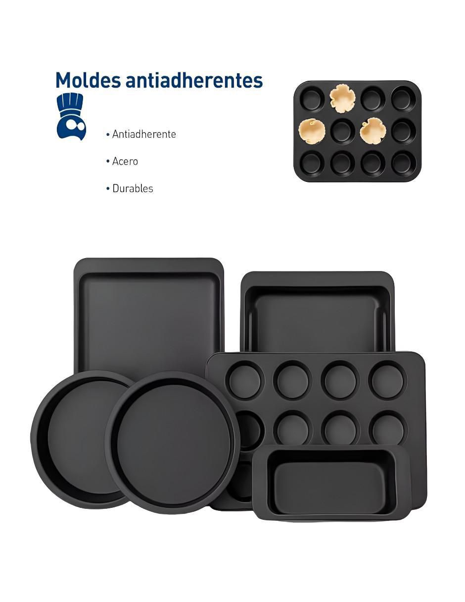 Set moldes acero rectangular 3