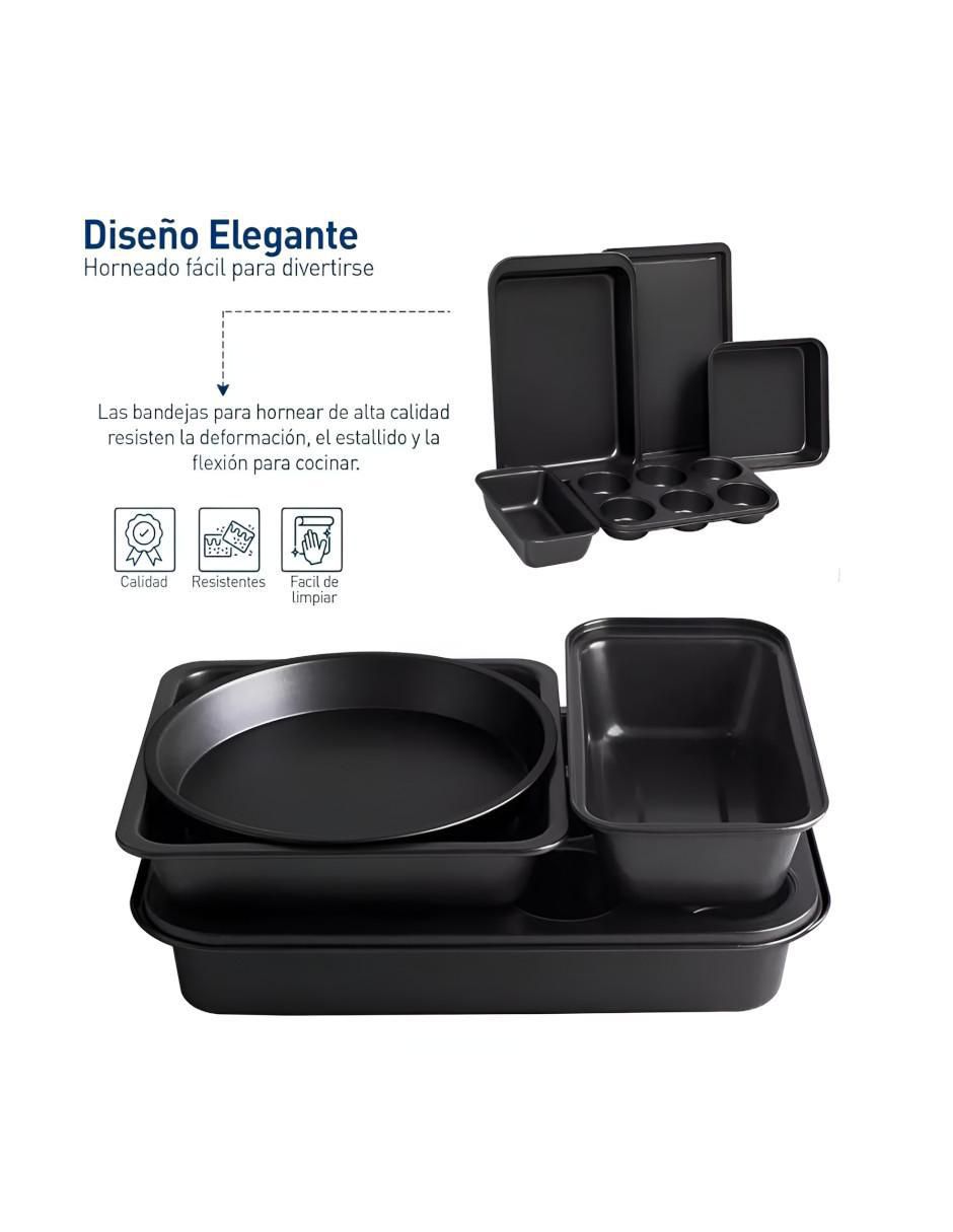 Set moldes acero rectangular 4