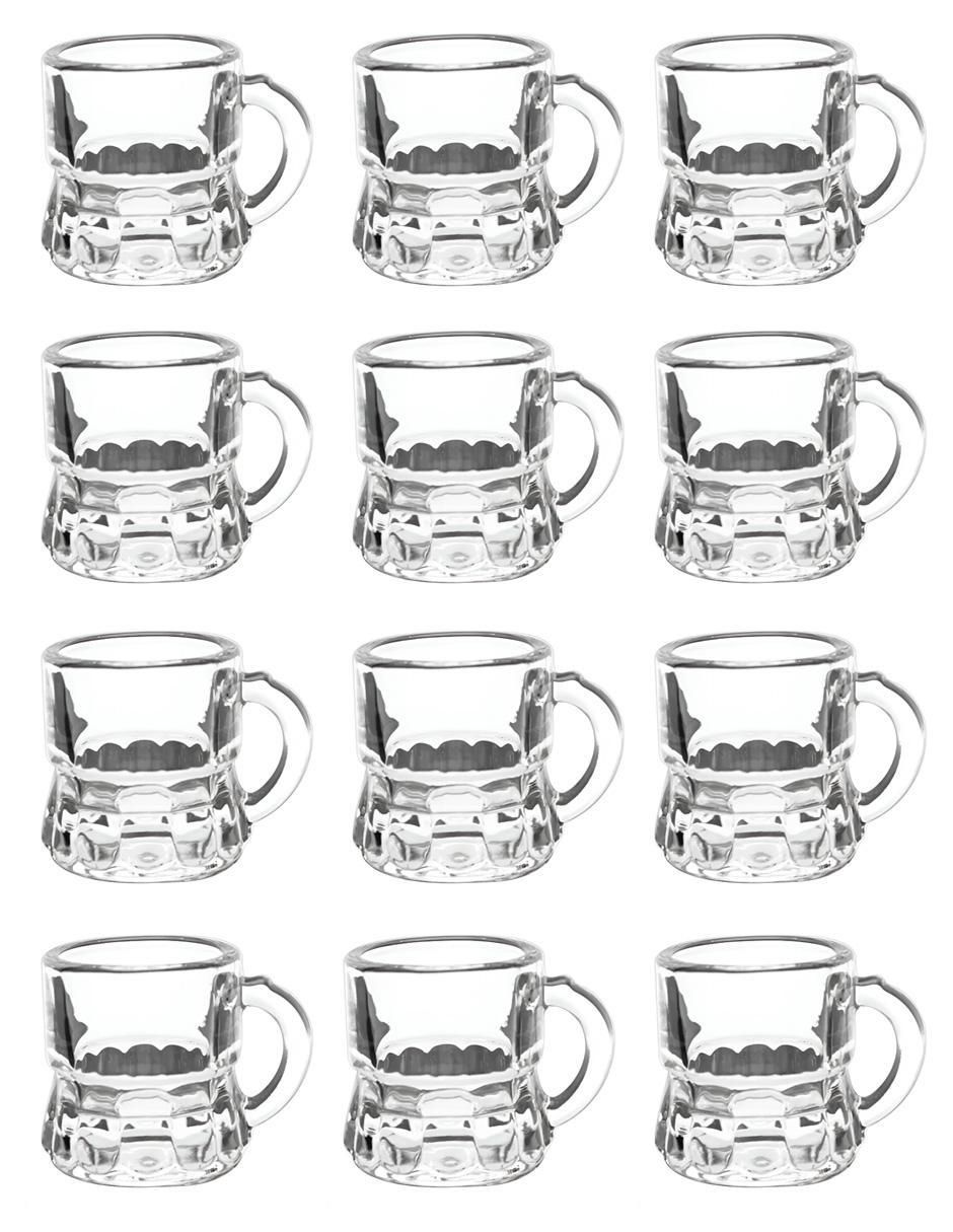 Set de vasos para agua de vidrio con 12 piezas