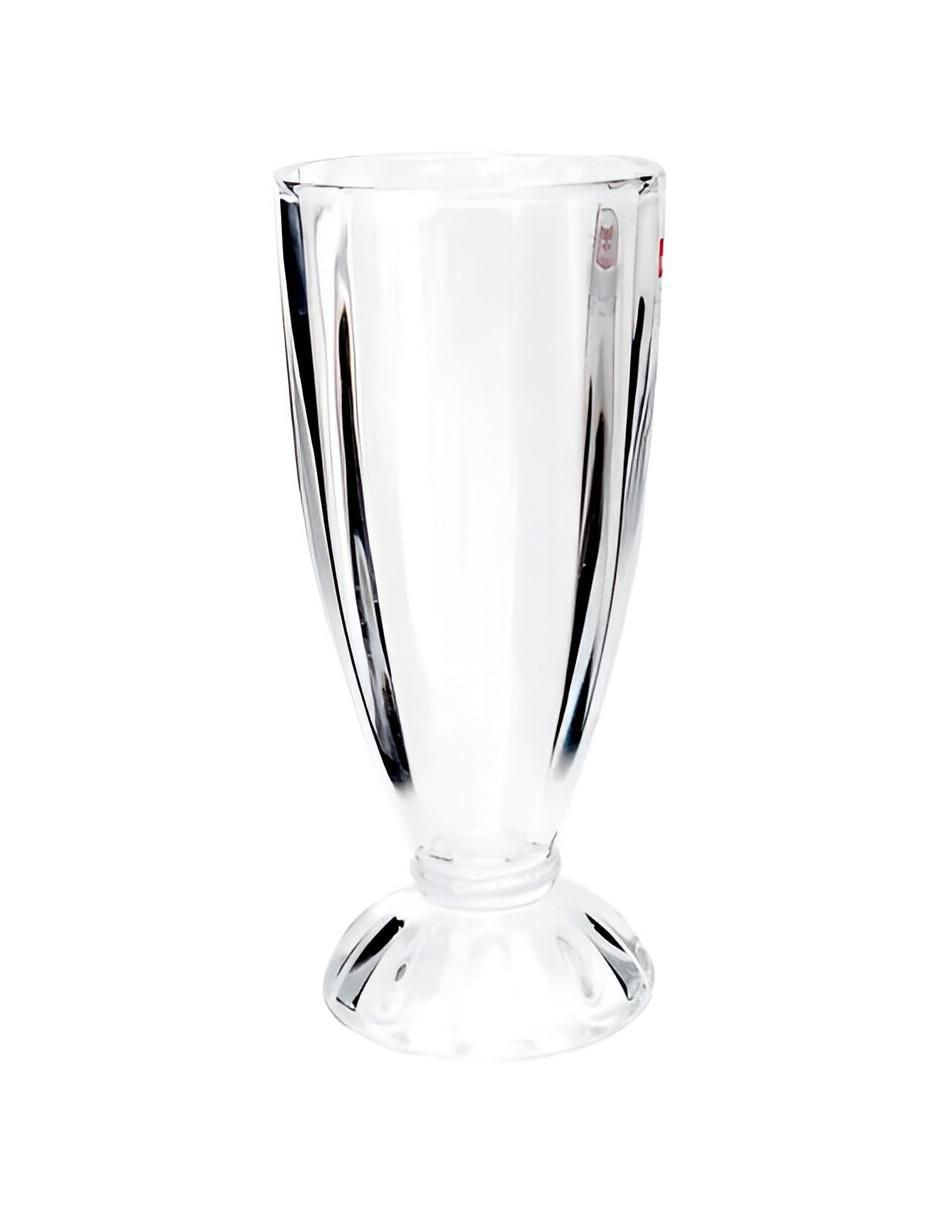 Copa para malteada de vidrio 6 piezas 2