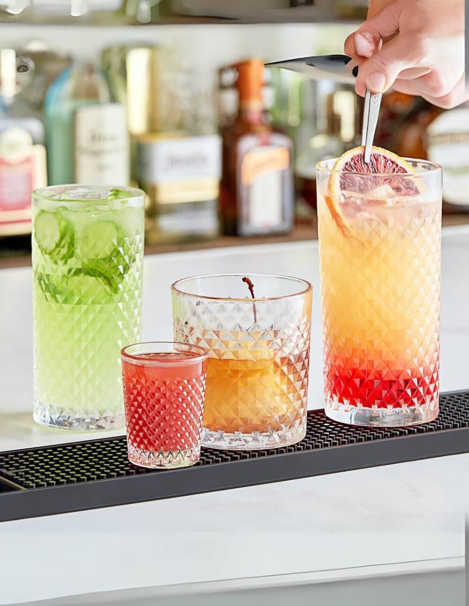 Set vaso Doble Pack Carat de vidrio con 6 piezas