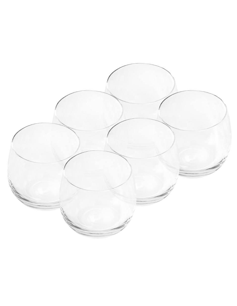 Set de vasos para agua Stovmex Napoli de vidrio con 6 piezas Set de vasos para agua Stovmex Napoli de vidrio con 6 piezas