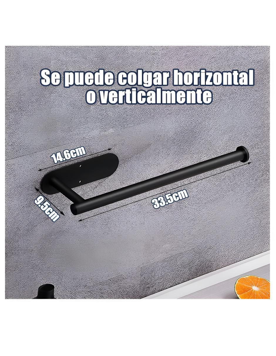 Portarollos de acero inoxidable 1 rollo 5
