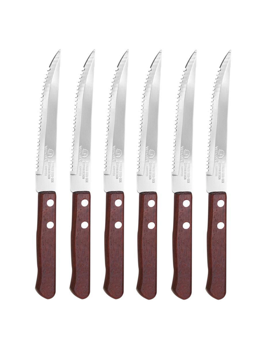 Set de cuchillos utilitario 6 piezas Set de cuchillos utilitario 6 piezas