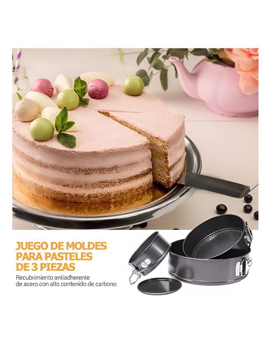 Molde pastel acero redondo 3