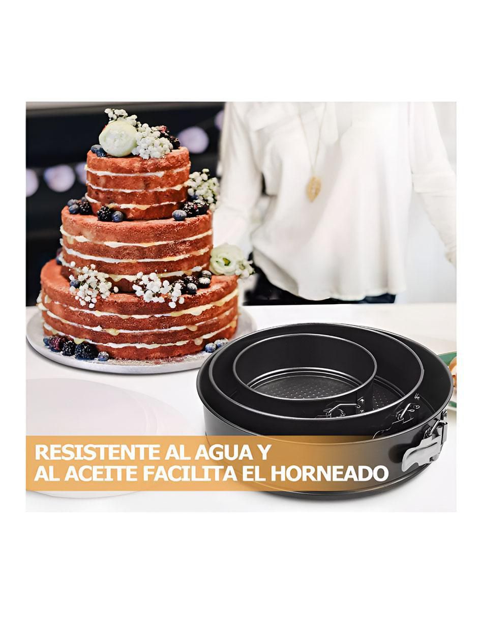 Molde pastel acero redondo 5