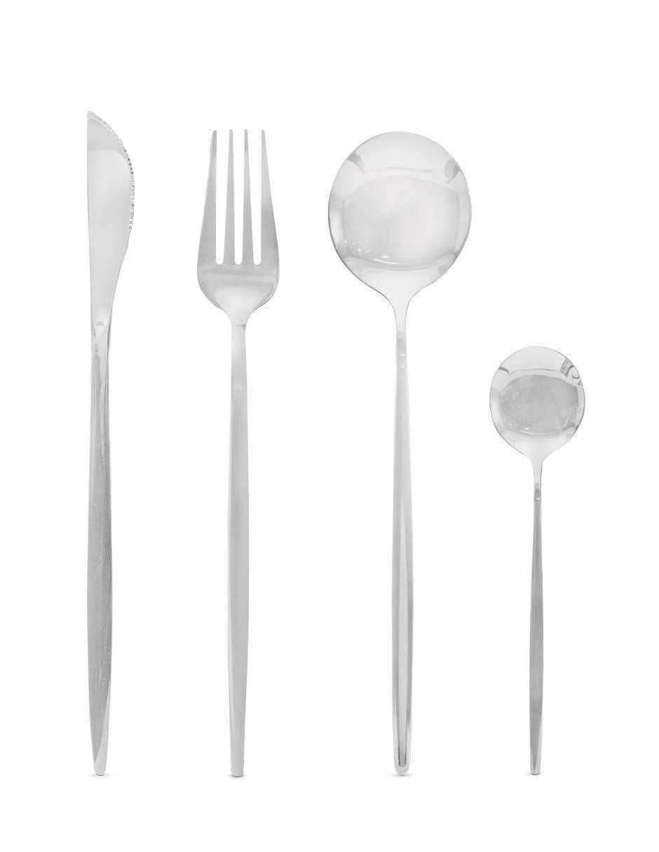 Set cubiertos de acero inoxidable 24 piezas