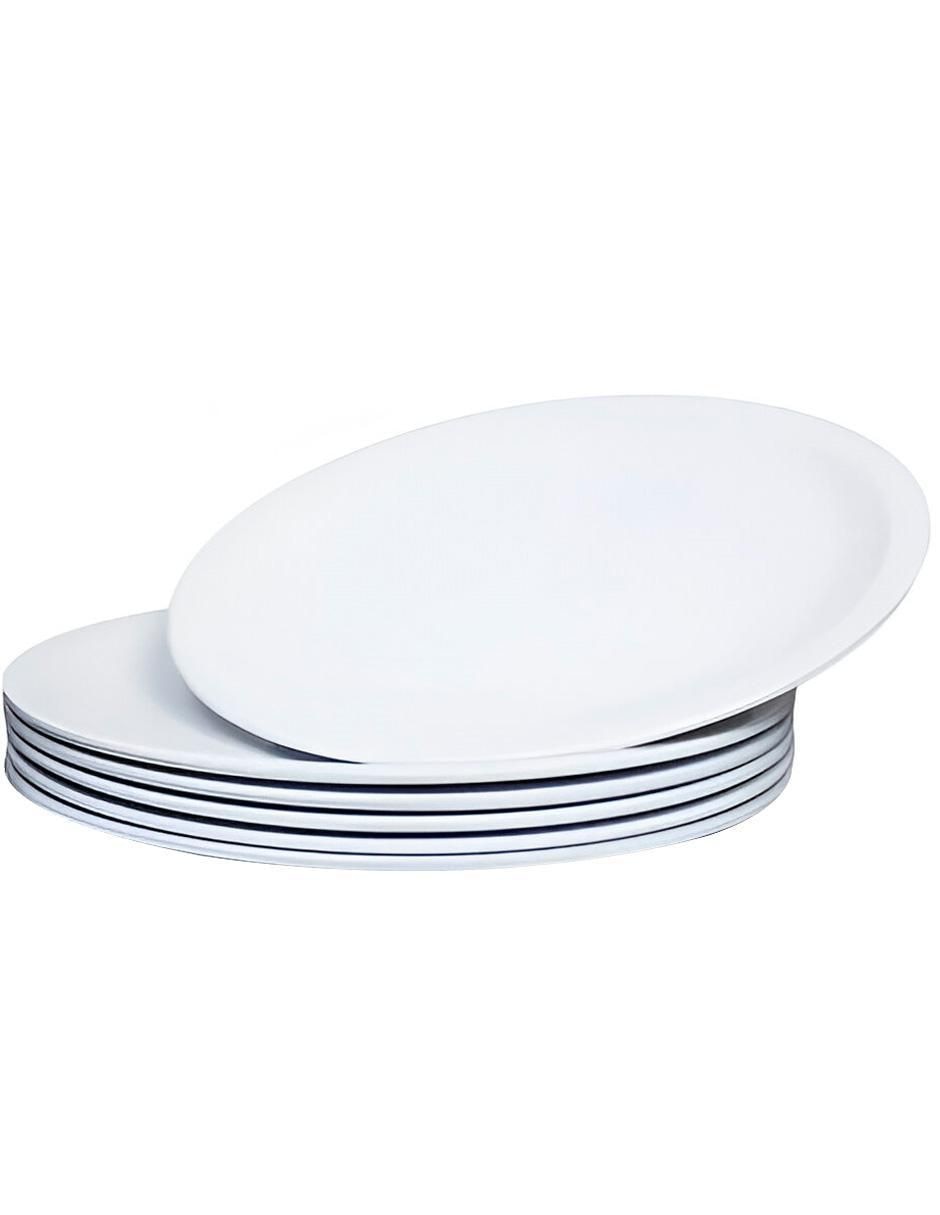Plato trinche de melamina 6 piezas Plato trinche de melamina 6 piezas