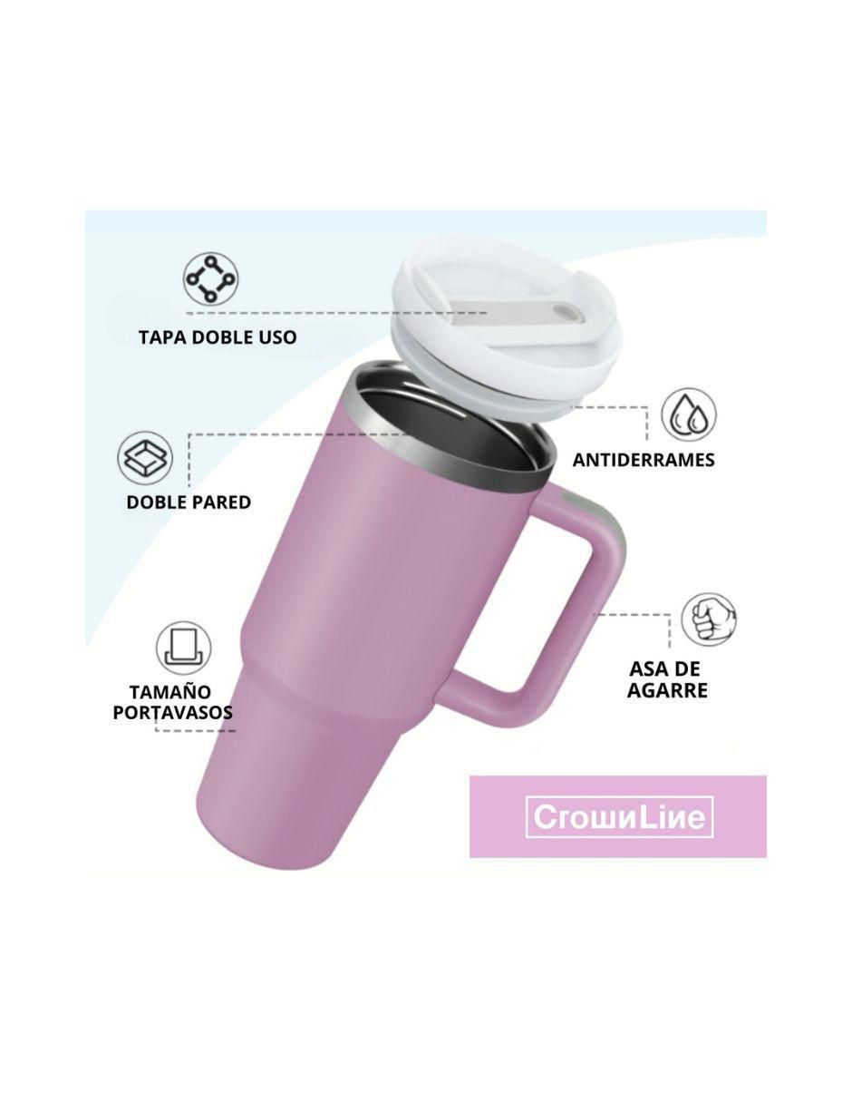 Termo doble pared de acero inoxidable con tapa rosca 5