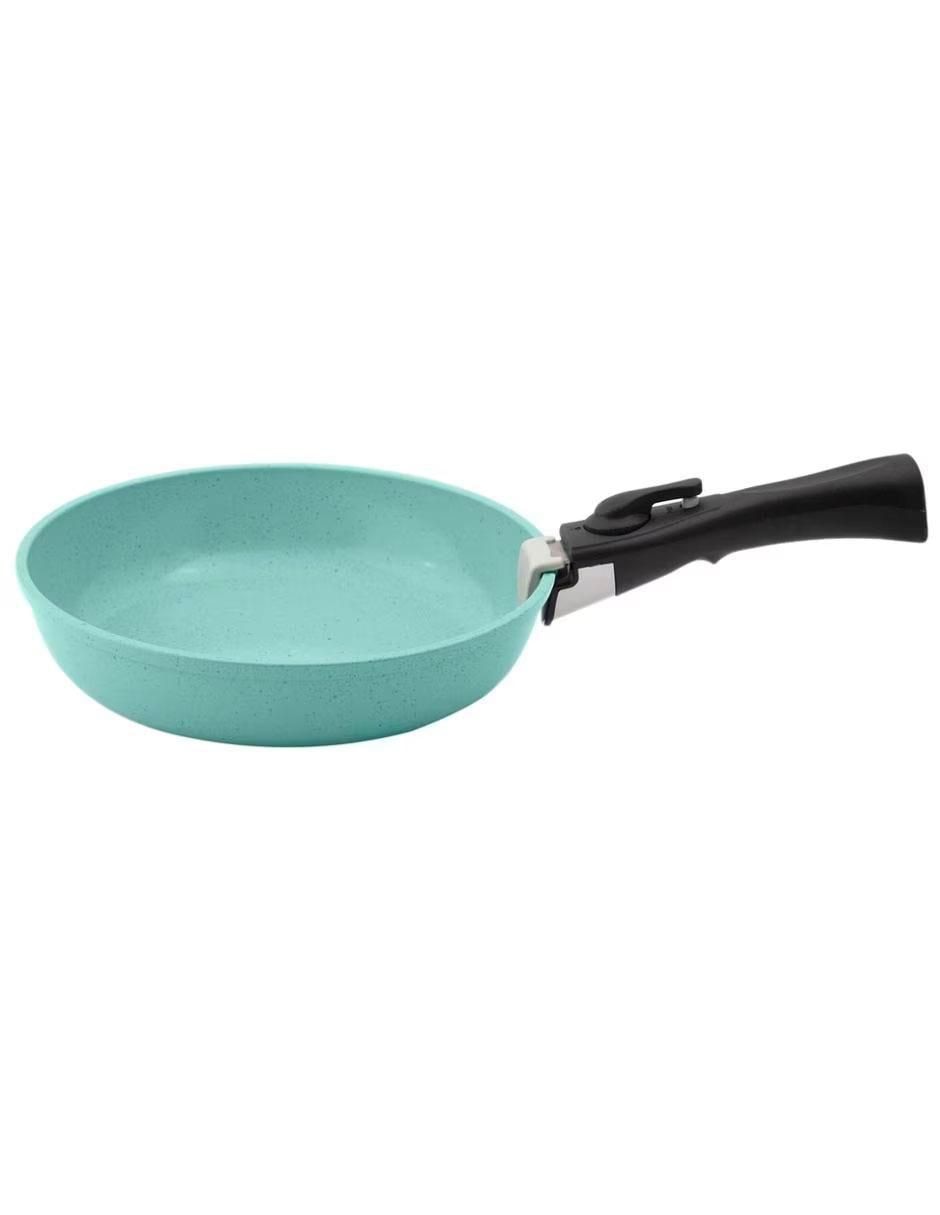 Batería de cocina Jade Smart de aluminio anodizado antiadherente minerales naturales 10 piezas 5