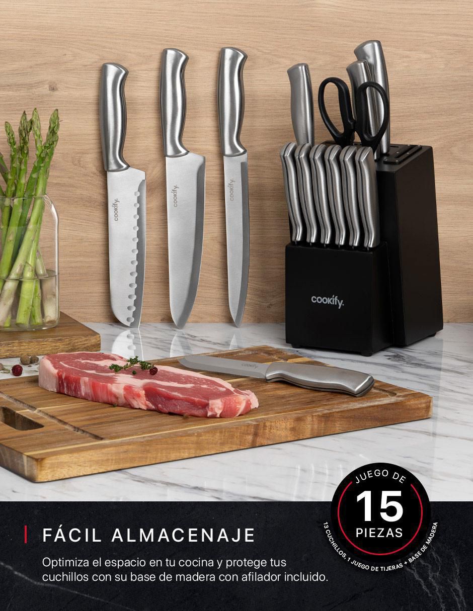 Set de cuchillos utilitario 15 piezas 3