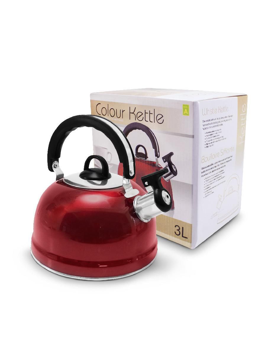 Tetera hervidora Idea Nuova de acero inoxidable