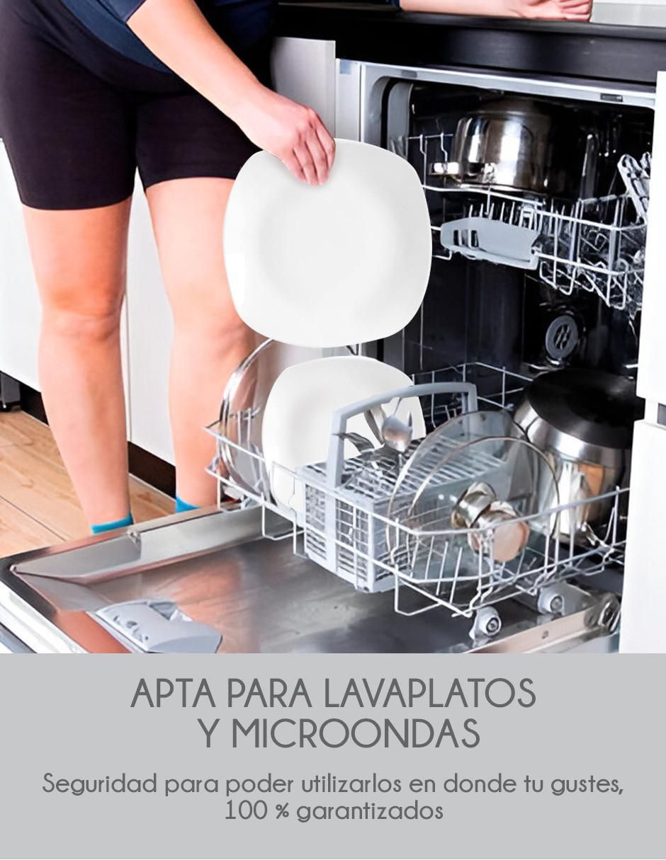 Vajilla cerrada de porcelana para 4 personas