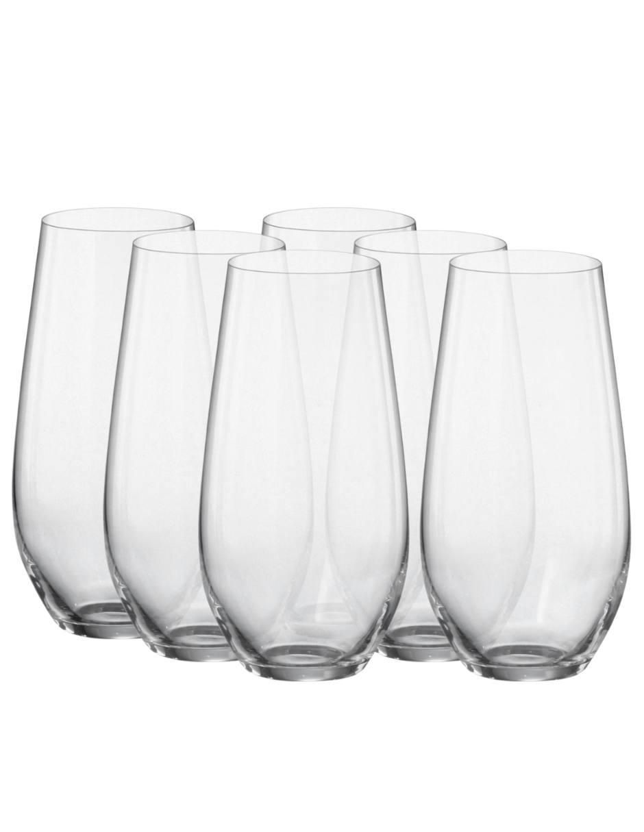 Set de vasos para agua Bohemia Columba de vidrio con 6 piezas Set de vasos para agua Bohemia Columba de vidrio con 6 piezas