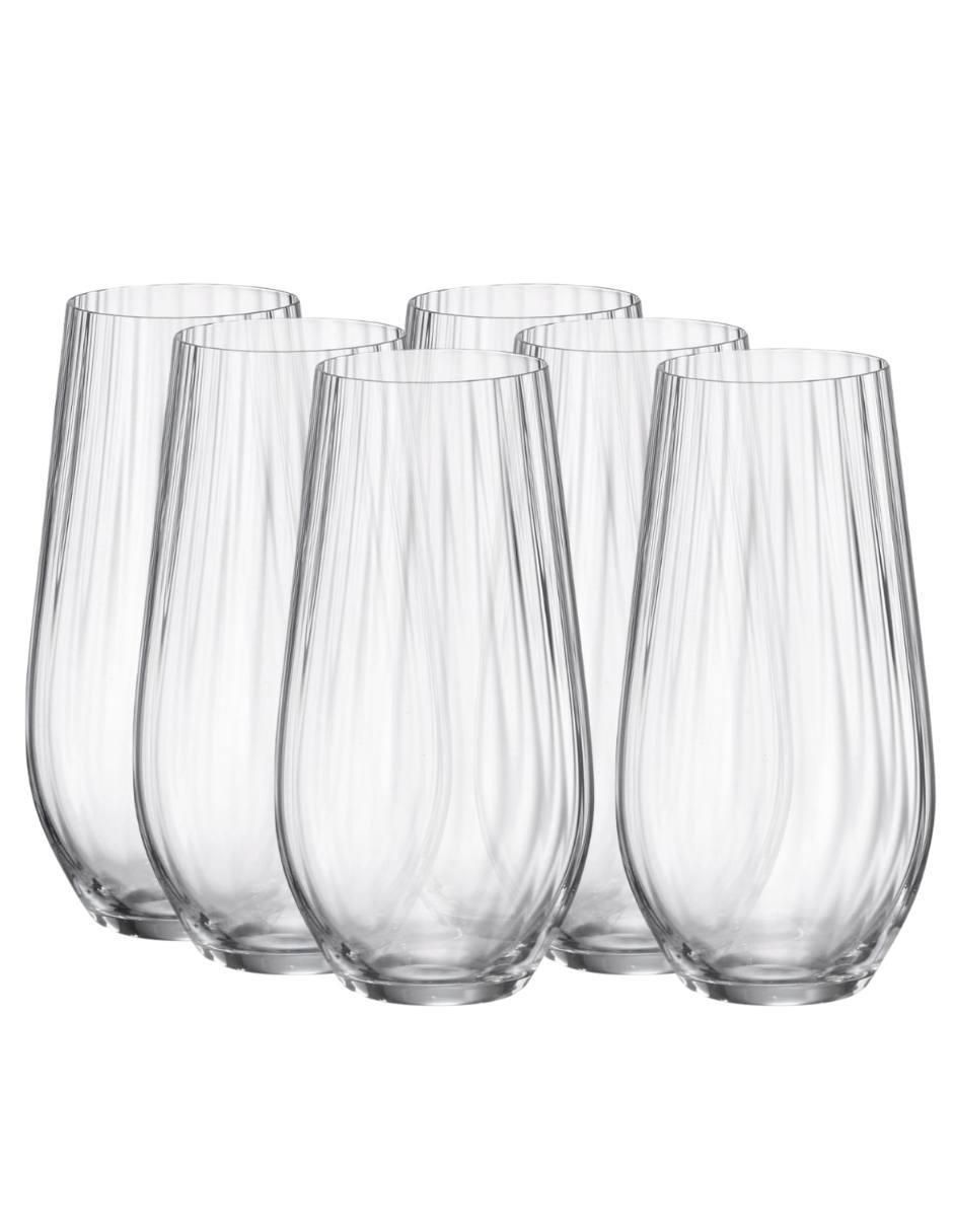 Set de vasos para agua Bohemia Columba Optic de vidrio con 6 piezas Set de vasos para agua Bohemia Columba Optic de vidrio con 6 piezas