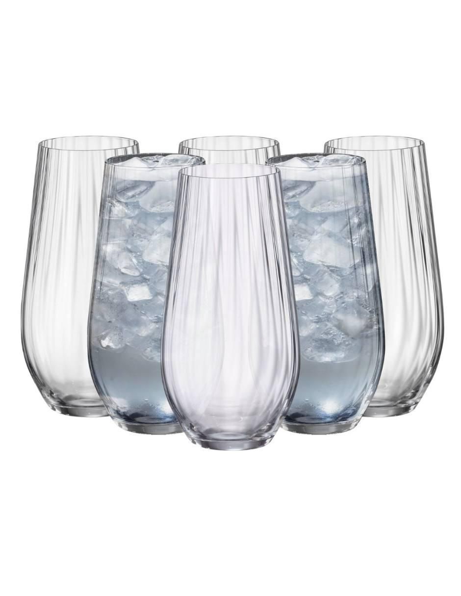 Set de vasos para agua Bohemia Columba Optic de vidrio con 6 piezas 4